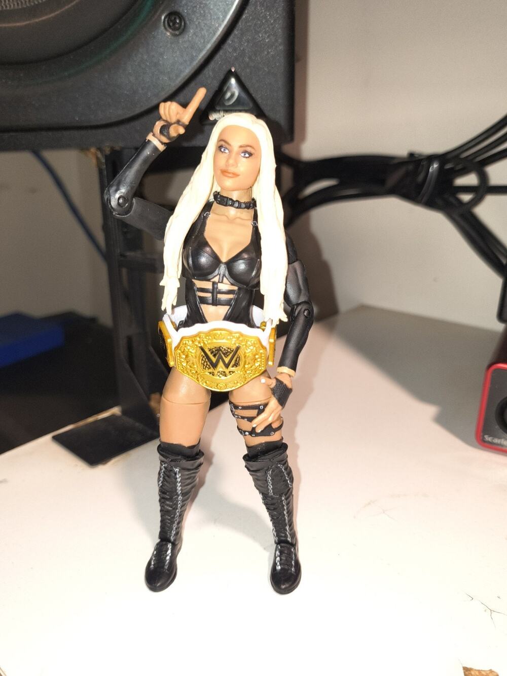 WWE Elite Liv Morgan 85: Mattel With Raw Woman's Championship